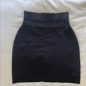 Harve Leger black mini Skirt